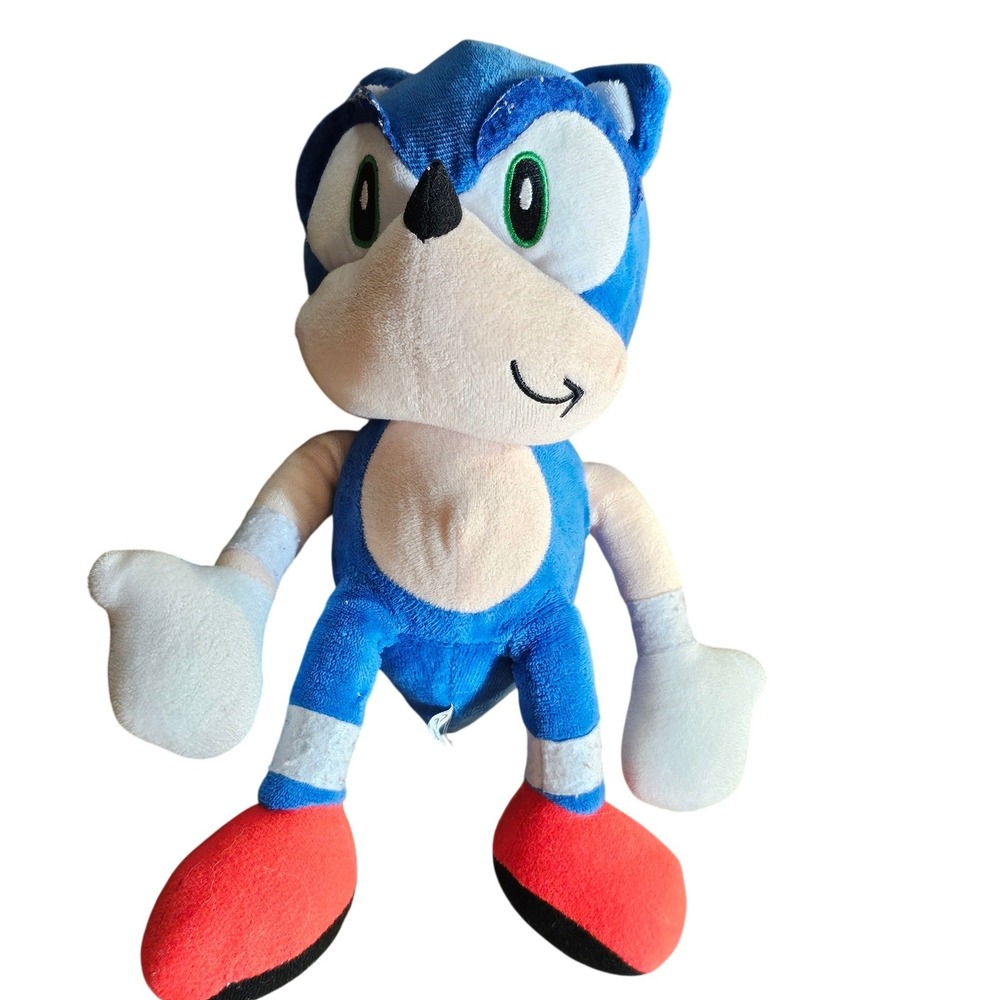 Sonic the Hedgehog Plush Sega Video Game Stuffed Animal Blue 11 Inch Toy‎